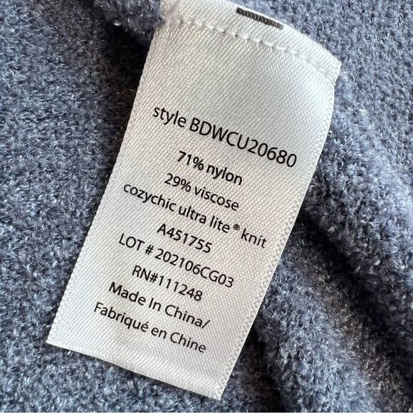 Barefoot Dreams CozyChic Ultralite Coastal Cowl Neck Tunic - Picture 7 of 11